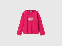 T-shirt in organic cotton with glittery logo - ucb_image_FS