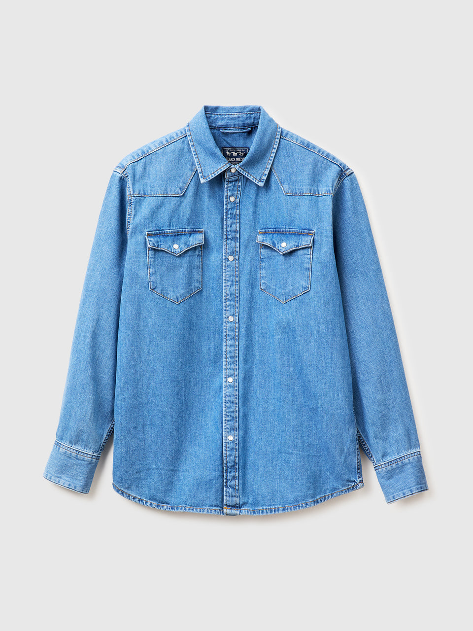Camisa western de jeans claro - ucb_image_FS