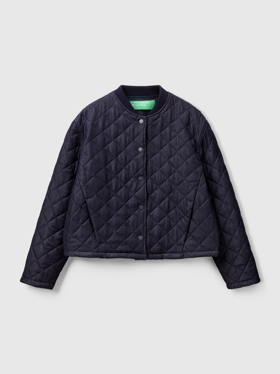 Casaco acolchoado efeito denim - ucb_image_FS