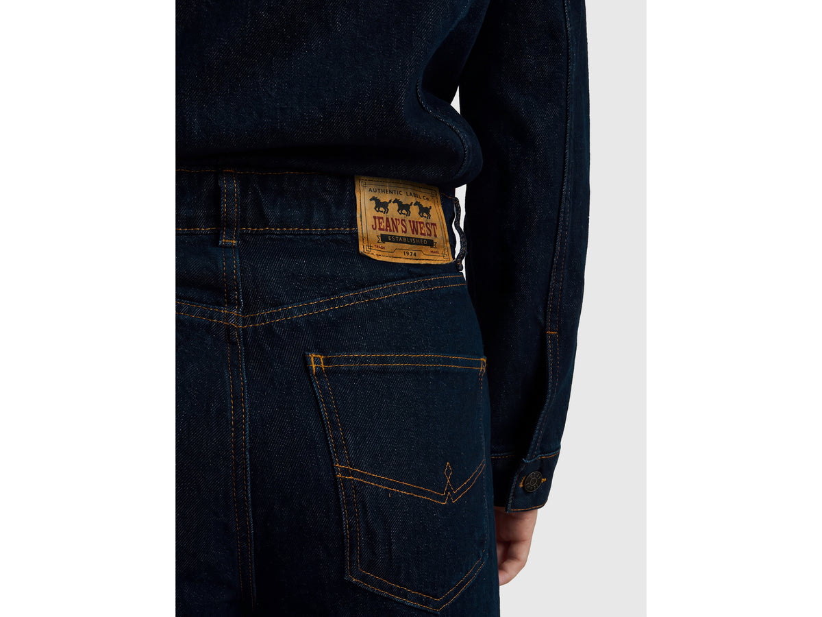 Macacão de jeans wide fit lavagem rinse - ucb_image_FY