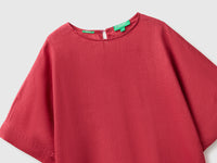 Blusa de gola redonda em linho puro - ucb_image_FY
