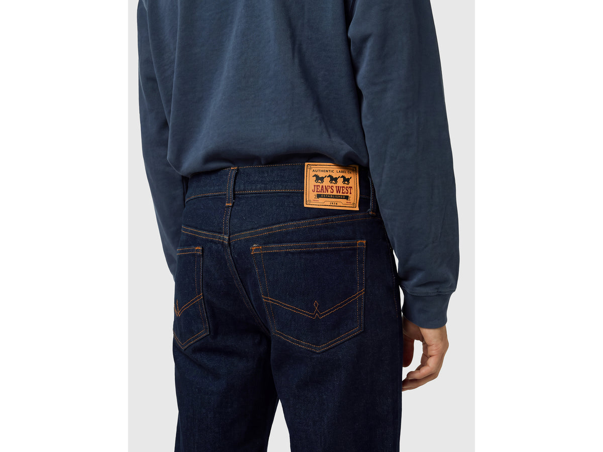 Jeans regular fit lavagem rinse - ucb_image_B