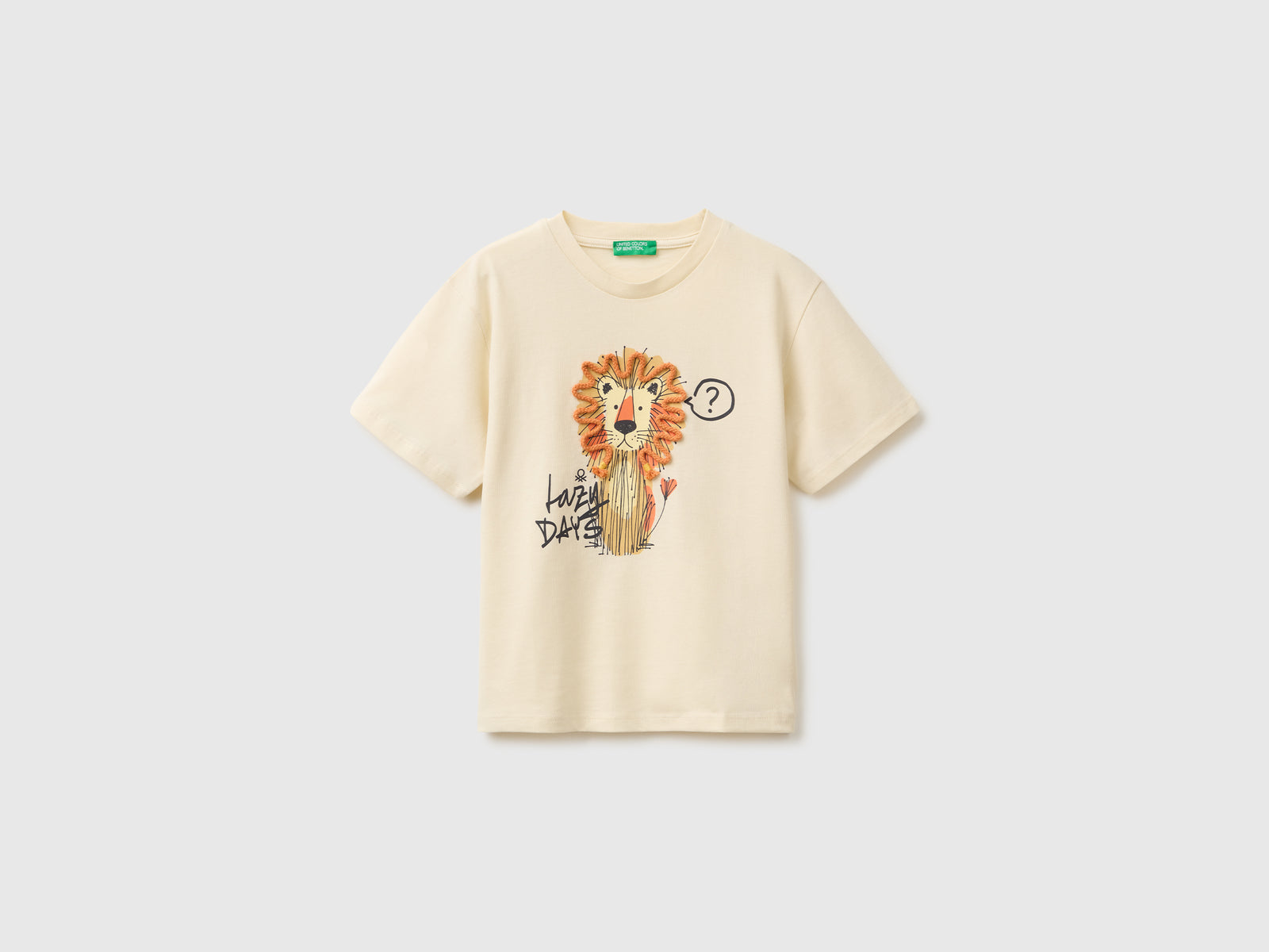 T-shirt with lion print - ucb_image_FS