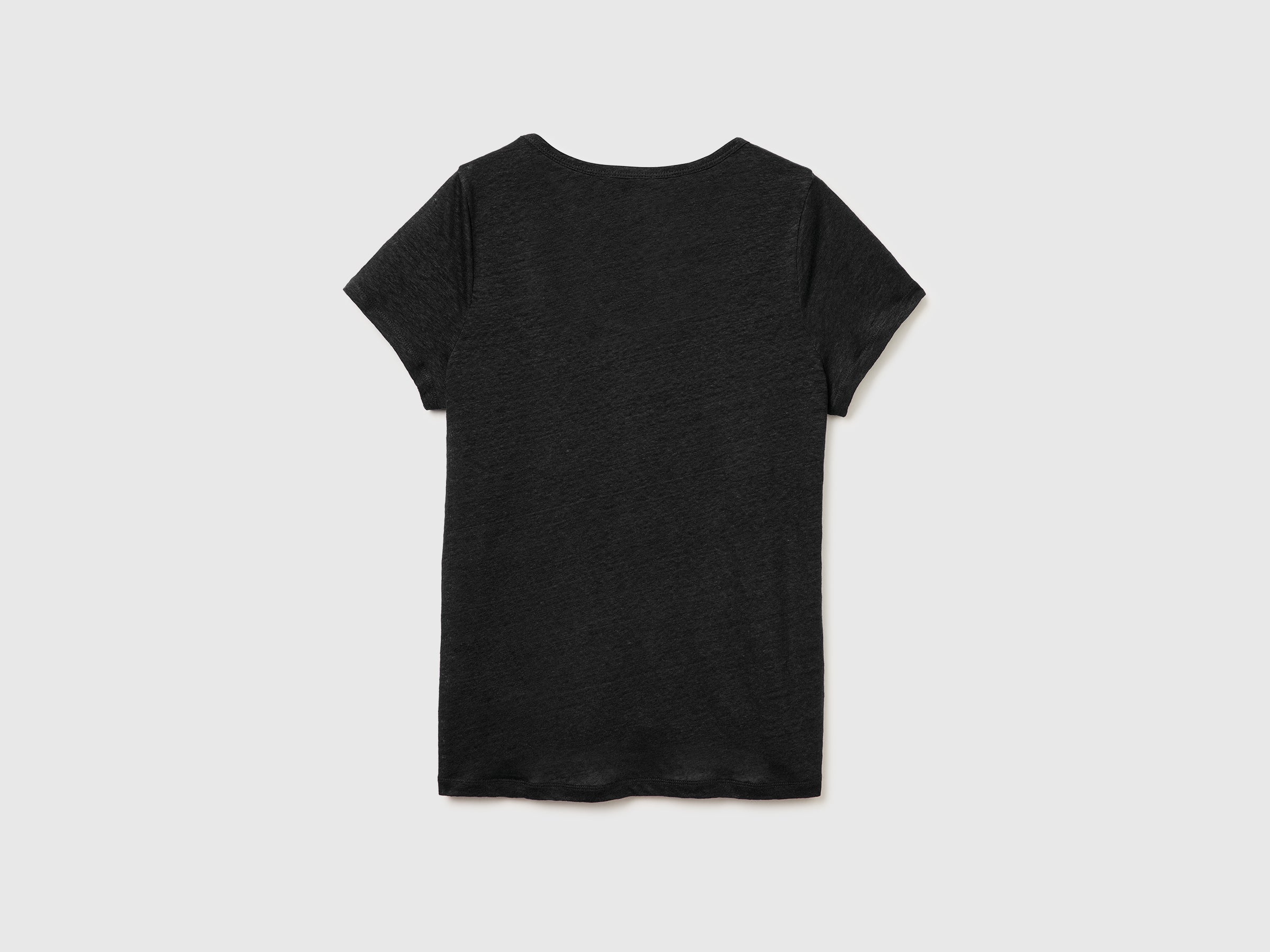 Round-neck T-shirt in pure linen - ucb_image_BS