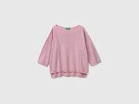 Boxy fit linen blend sweater - ucb_image_FS