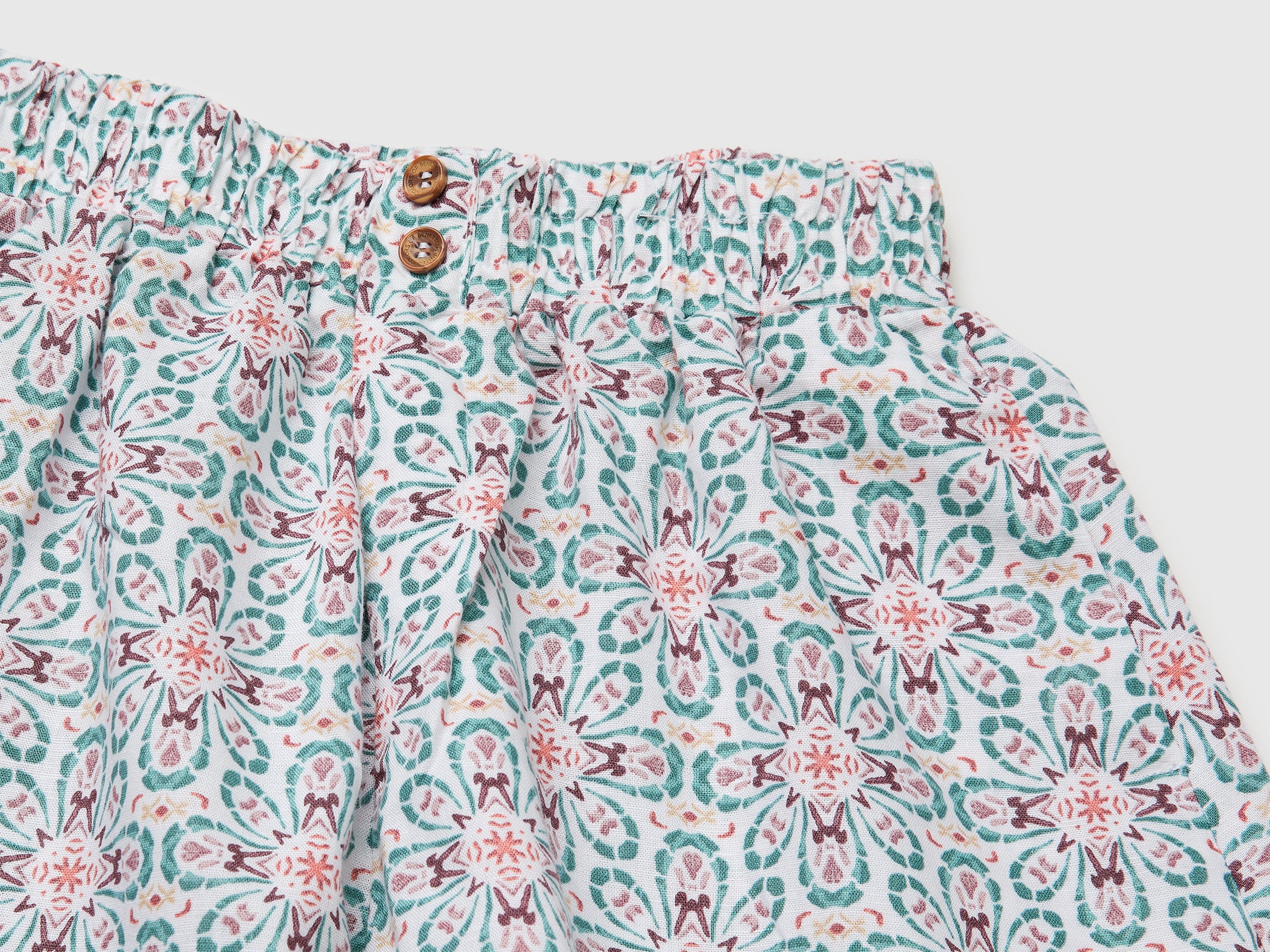 Floral linen blend shorts - ucb_image_DS1