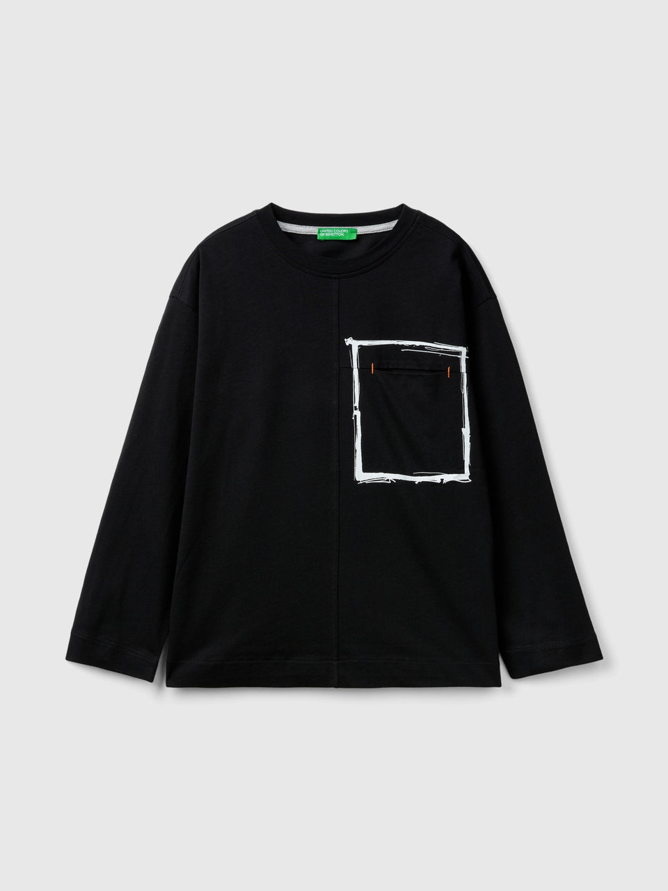 T-shirt com bolso pequeno em algodão orgânico - ucb_image_FS