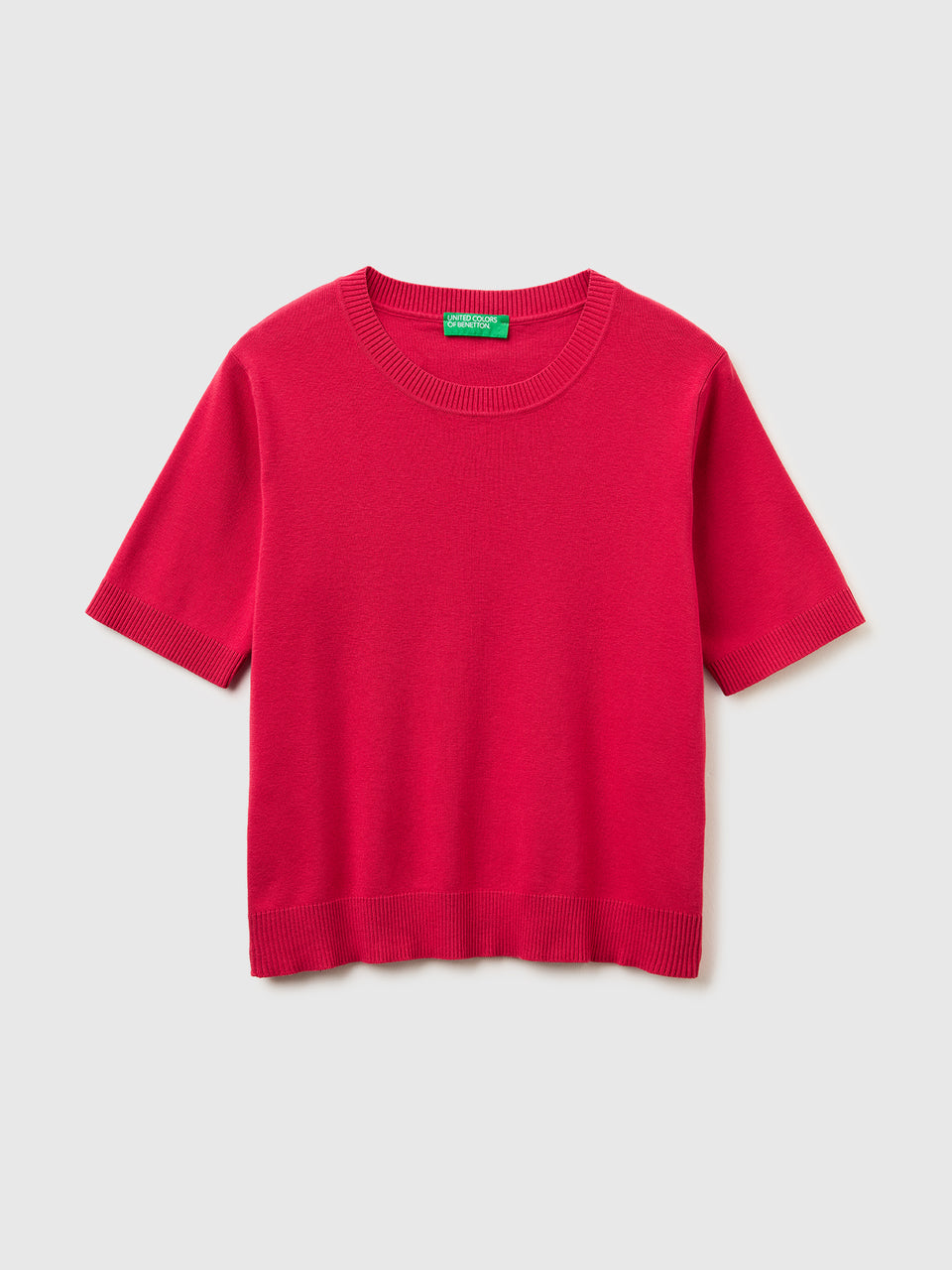 Camisola vermelho morango com manga curta - ucb_image_FS