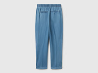 Chinos em chambray com elástico - ucb_image_BS
