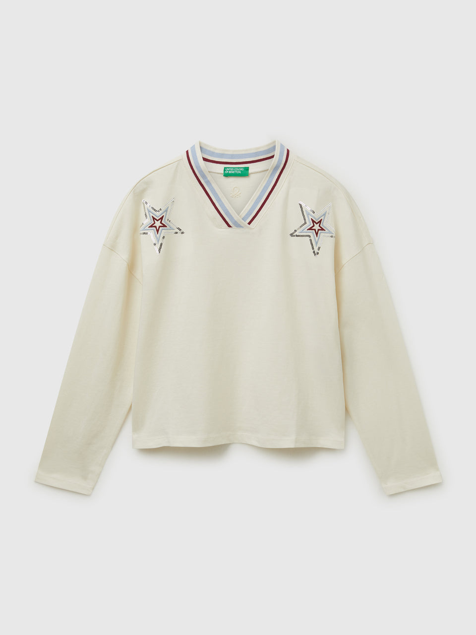 T-shirt com bordado lantejoulas - ucb_image_FS