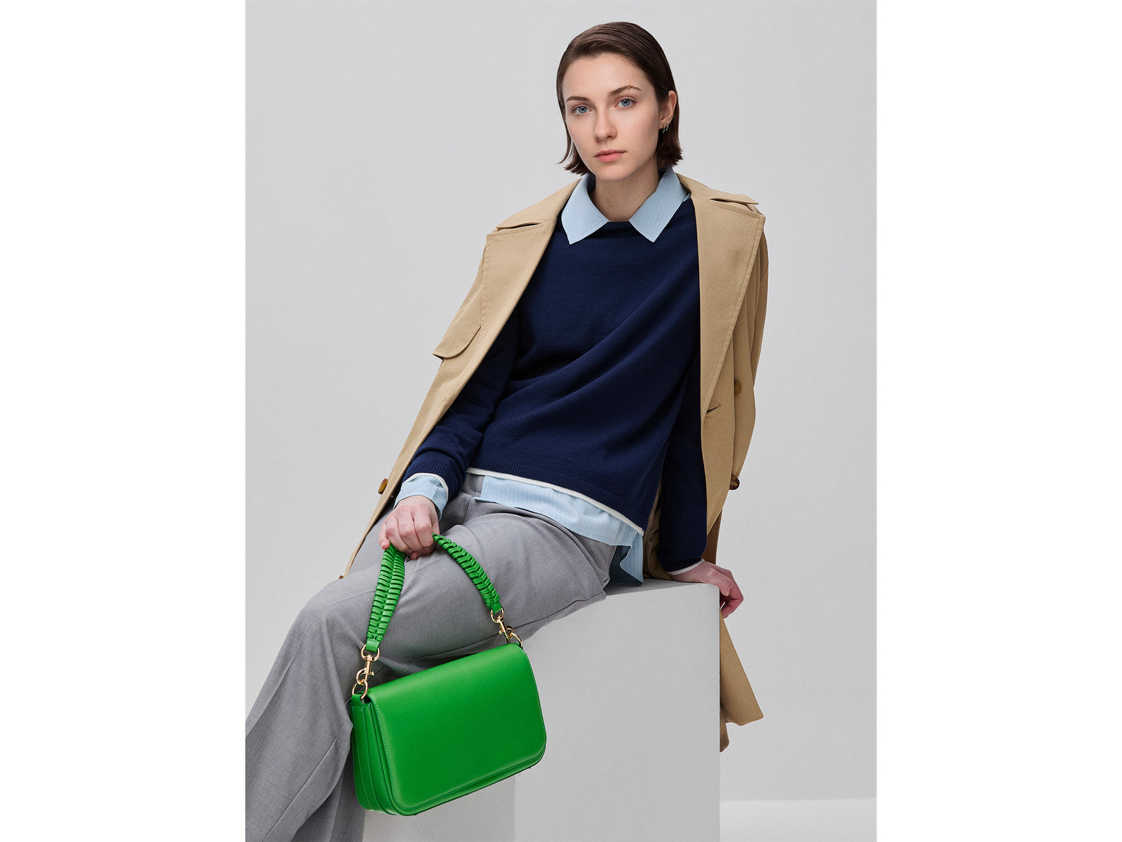 100% Merino wool boat neck sweater