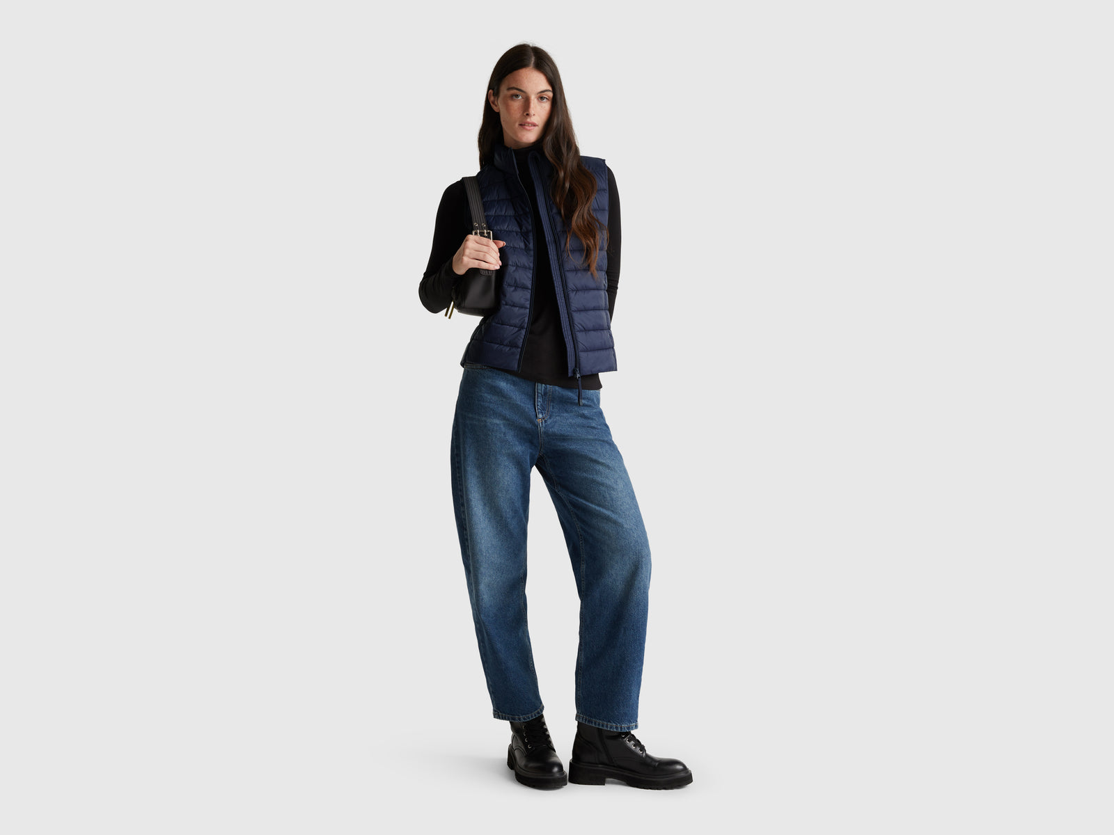 Slim fit padded vest