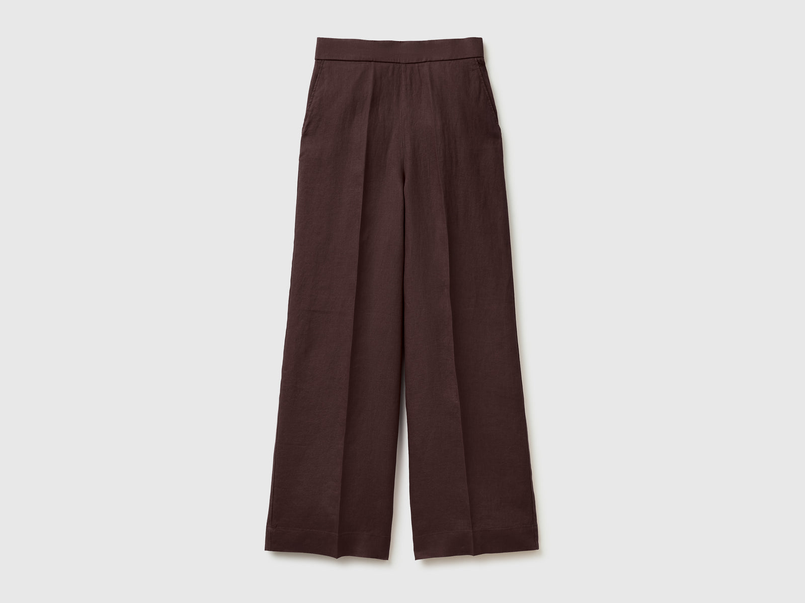 Palazzo trousers in pure linen - ucb_image_FS