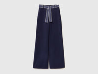 Trousers with striped belt - ucb_image_FS