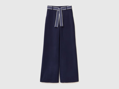 Trousers with striped belt - ucb_image_FS