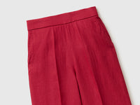 Palazzo trousers in pure linen - ucb_image_DS1