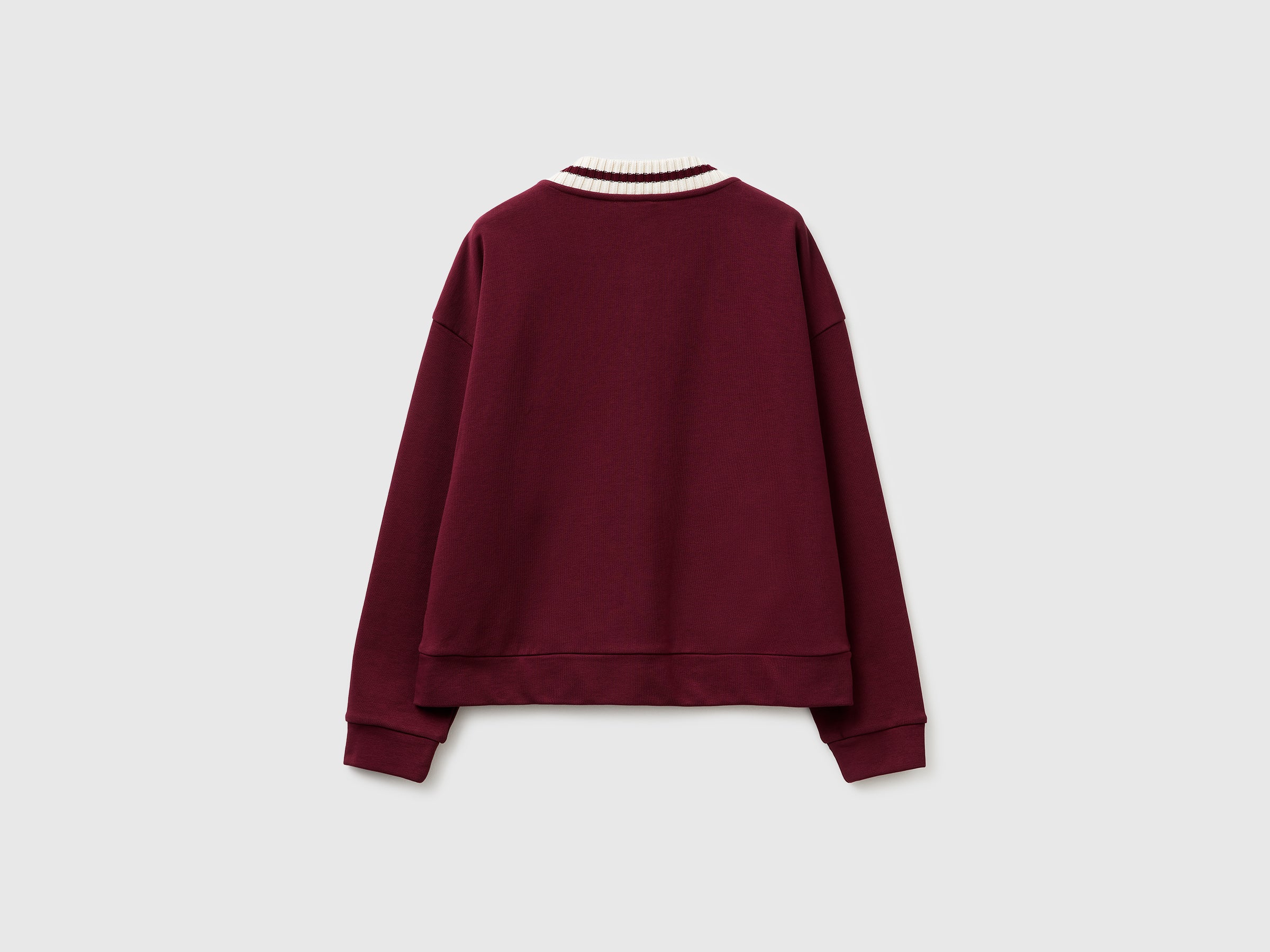 Sweatshirt cardigan with buttons - ucb_image_BS