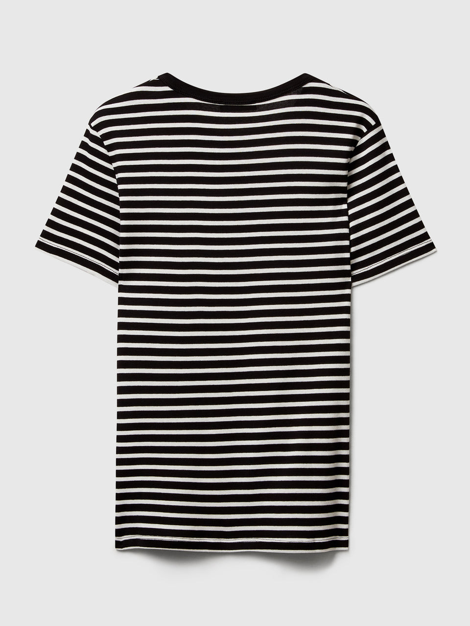 T-shirt de gola redonda às riscas - ucb_image_BS