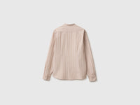 Striped shirt with mandarin collar - ucb_image_BS
