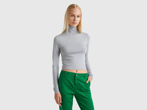 T-shirt com gola alta - ucb_image_F