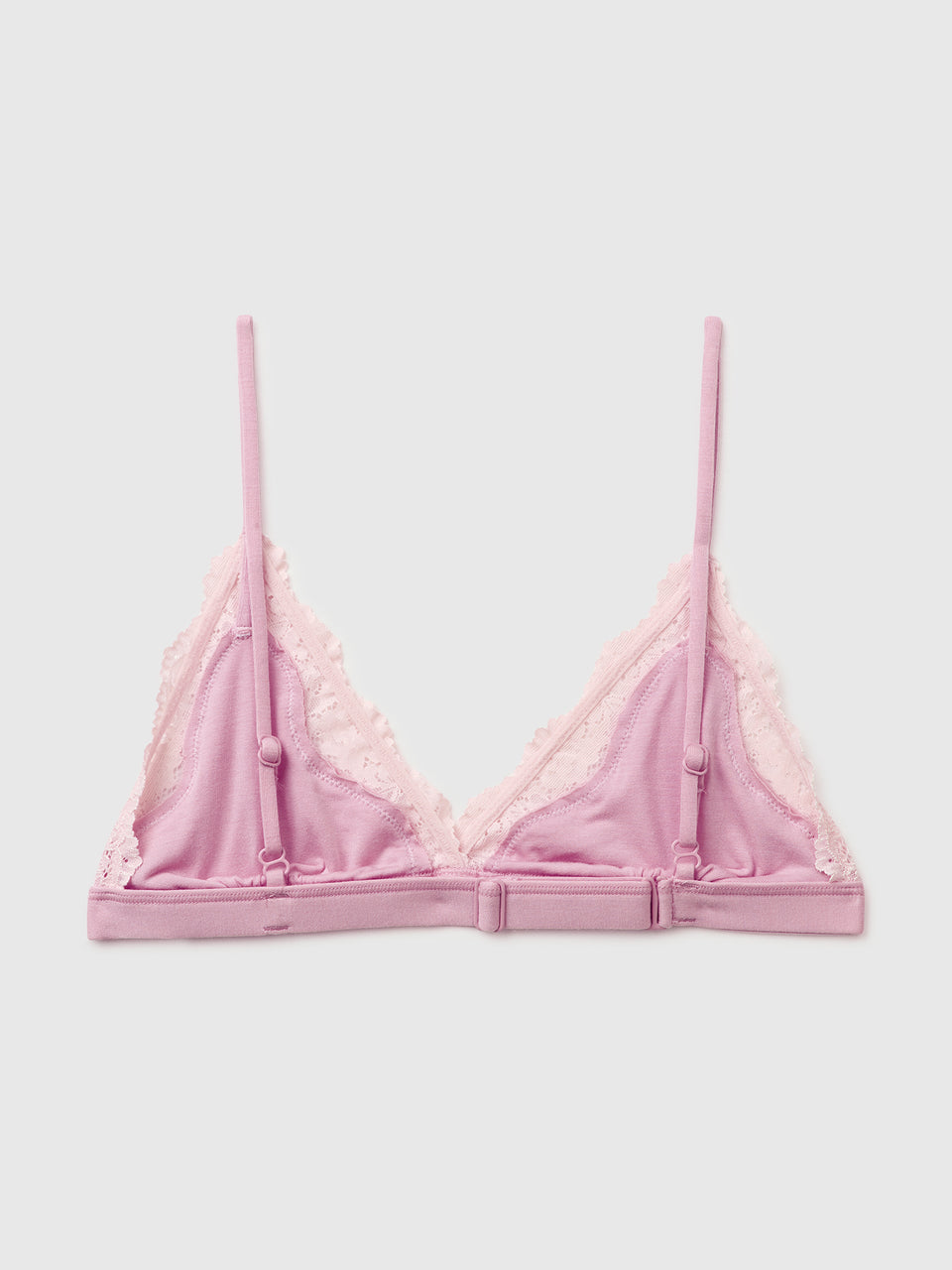 Silk blend triangle bra with lace - ucb_image_BS