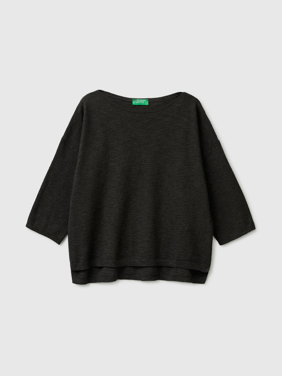 Boxy fit linen blend sweater - ucb_image_FS