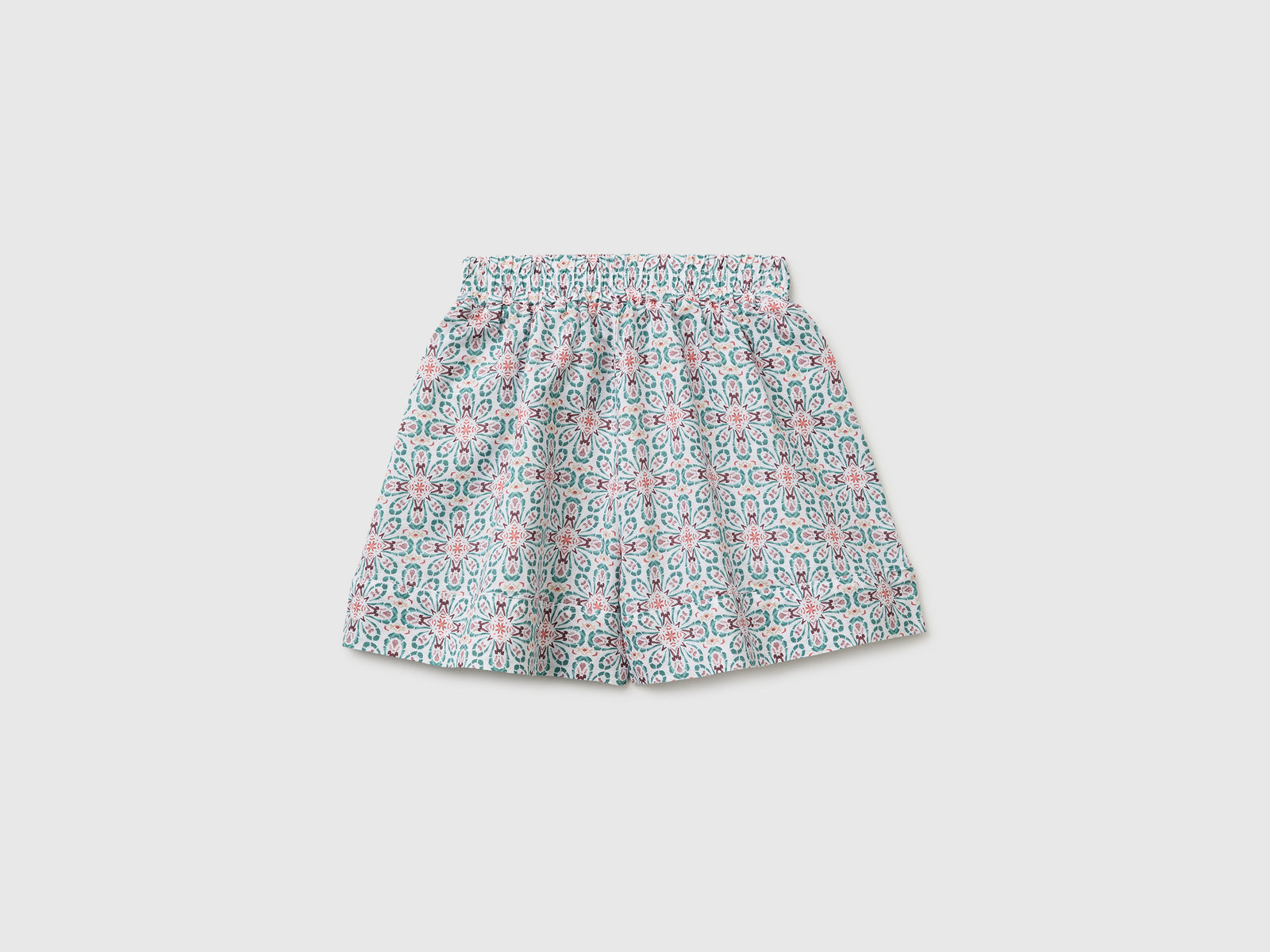 Floral linen blend shorts - ucb_image_BS