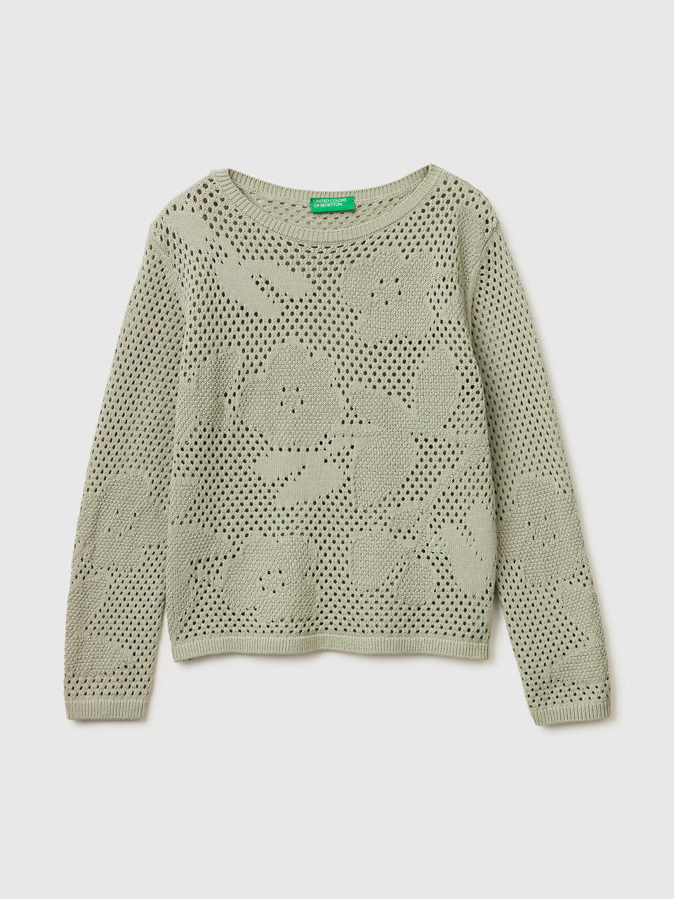 Openwork sweater with flowers - ucb_image_FS