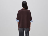 Camisola tipo polo em mistura de lã - ucb_image_B