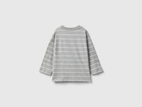 T-shirt às riscas com aplicação - ucb_image_BS