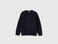 Camisola de gola redonda em chenille - ucb_image_FS