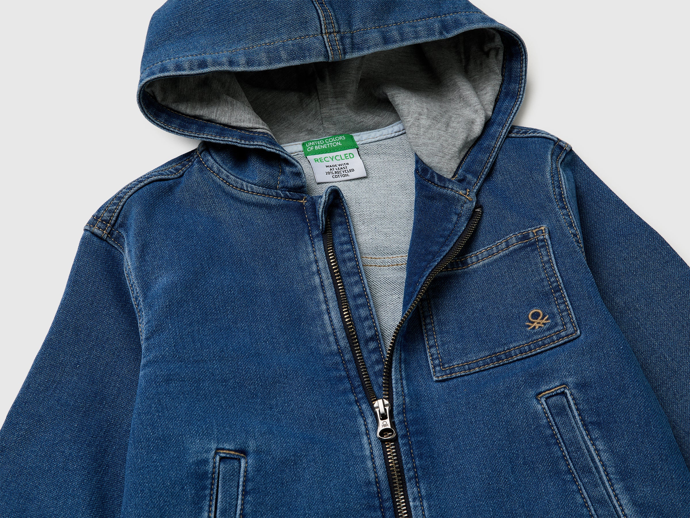 Denim jacket with hood - ucb_image_DS1
