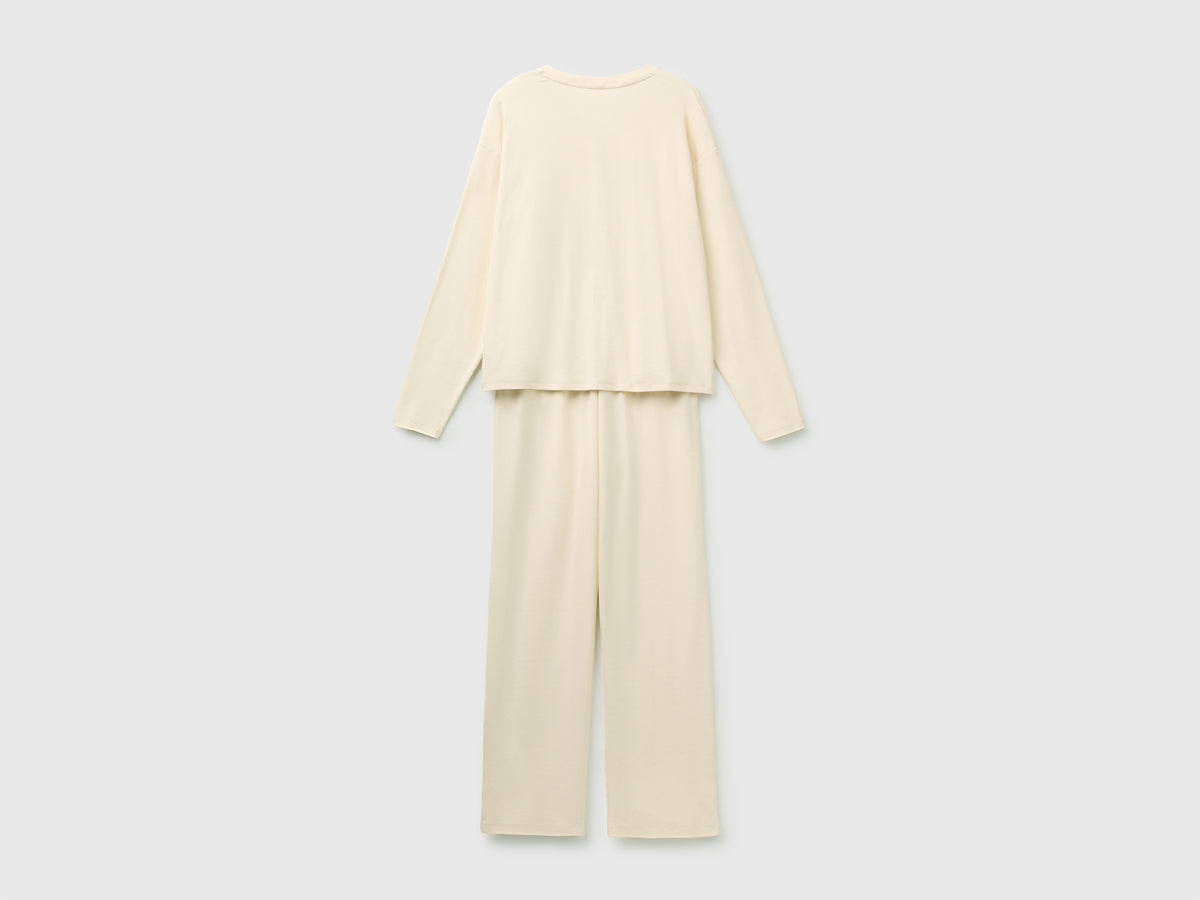 Pijama com t-shirt de gola henley - ucb_image_BS