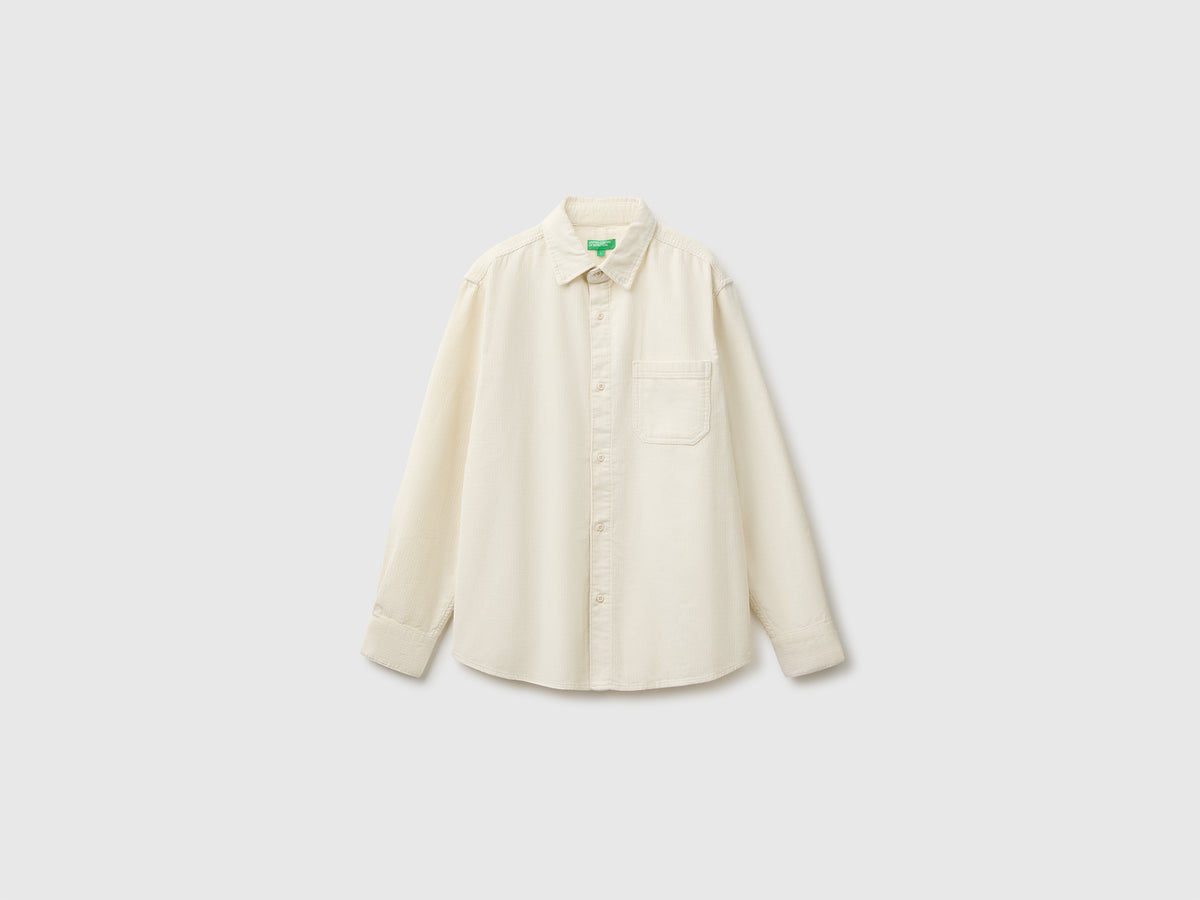 Camisa regular fit em veludo - ucb_image_FS