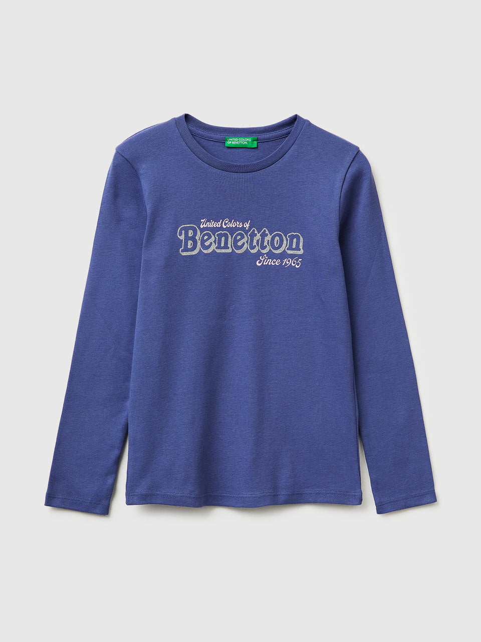 T-shirt with glittery logo in organic cotton - ucb_image_FS