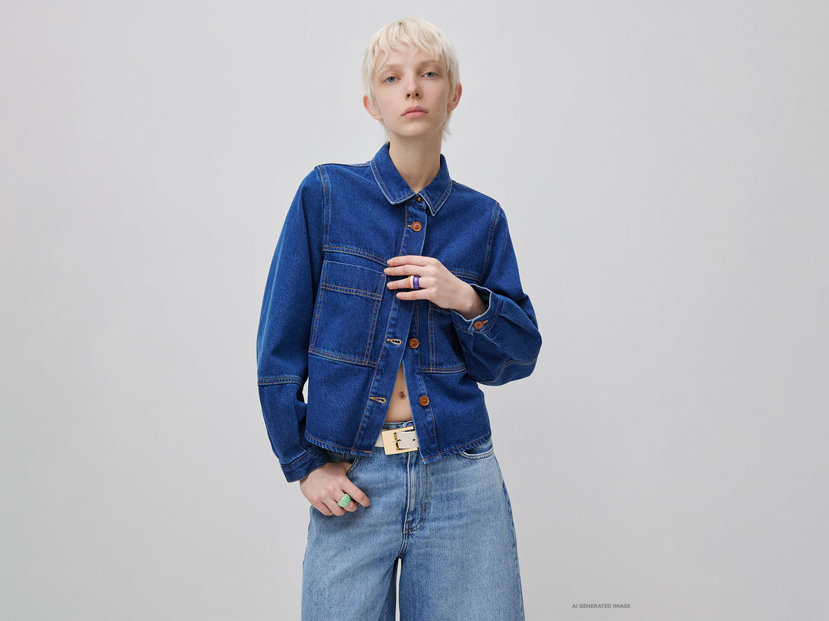 Casaco camiseiro em denim - ucb_image_F