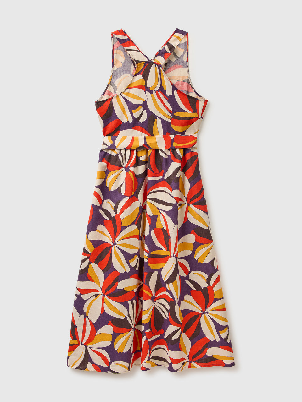 Vestido estampado em linho puro - ucb_image_BS