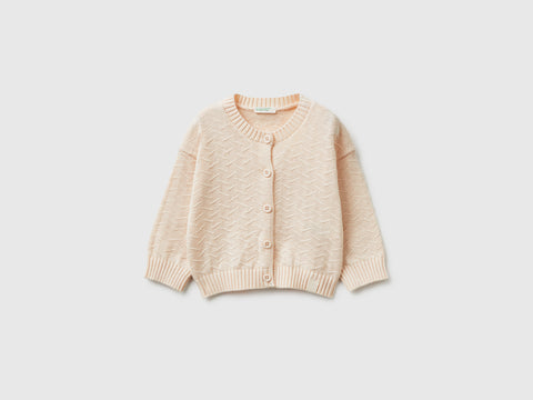 Organic cotton crew neck cardigan - ucb_image_FS
