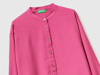 Blusa às riscas com gola coreana - ucb_image_DS1
