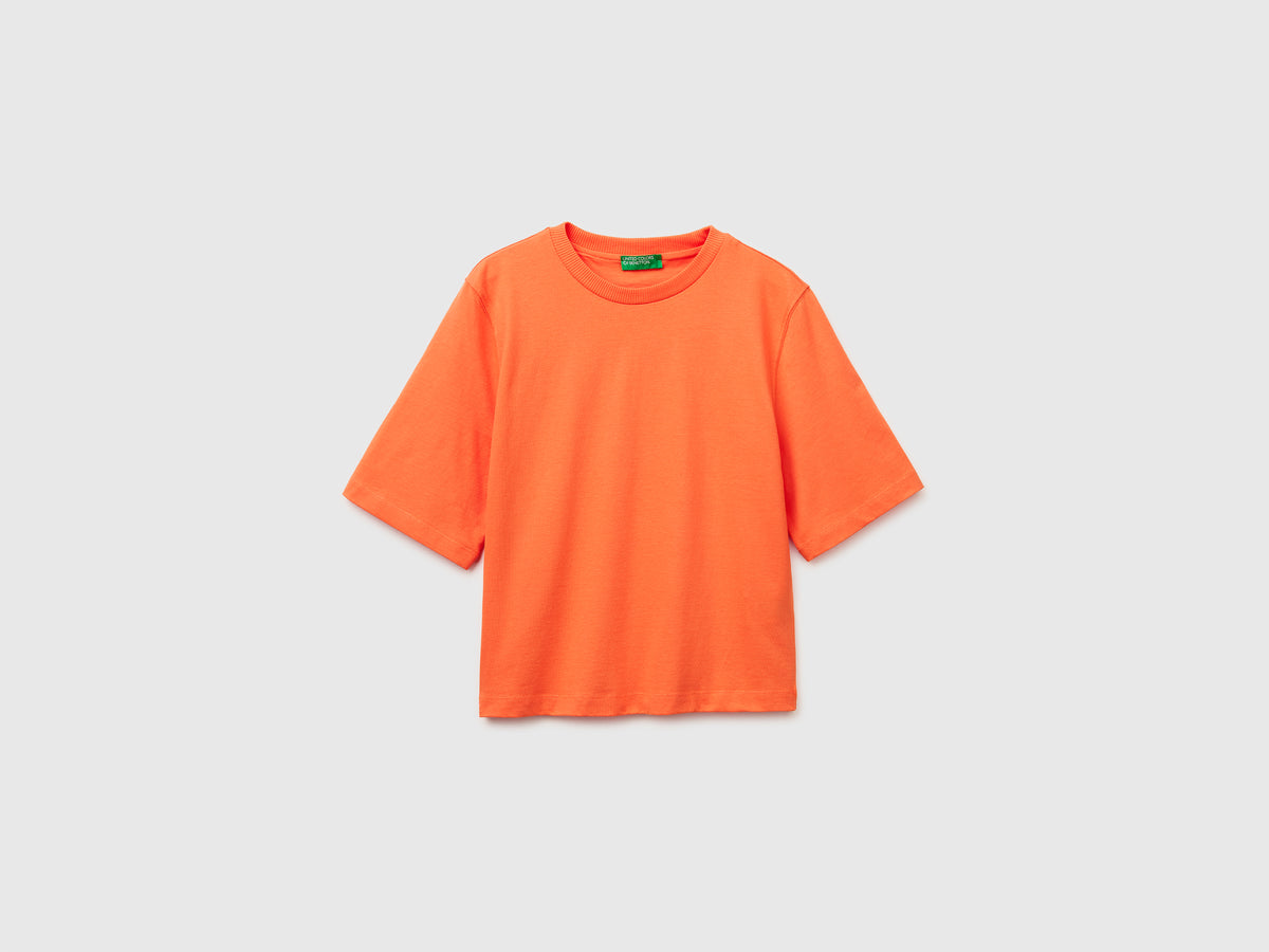 100% cotton boxy fit t-shirt - ucb_image_FS