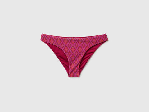 Cueca de biquíni com estampado étnico e lurex - ucb_image_FS