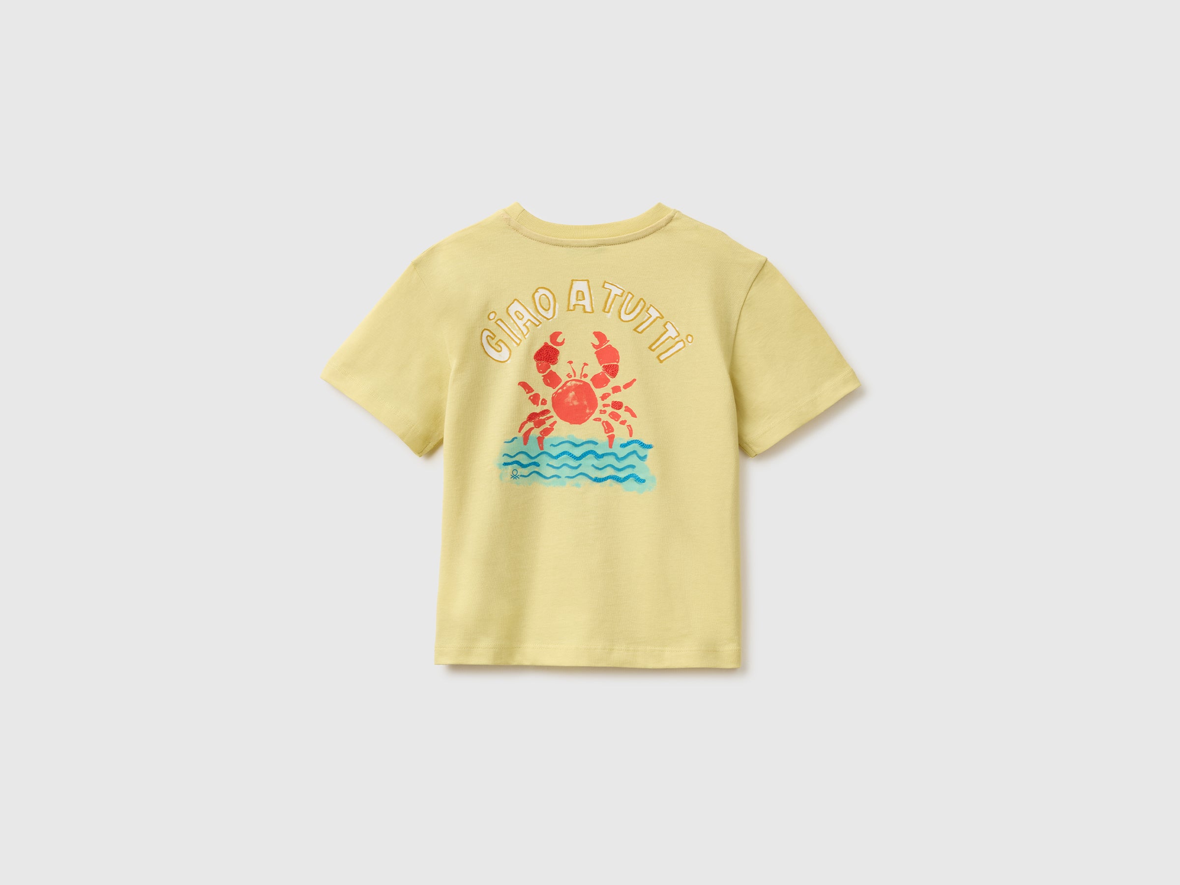 Oversized T-shirt with print and embroidery - ucb_image_BS