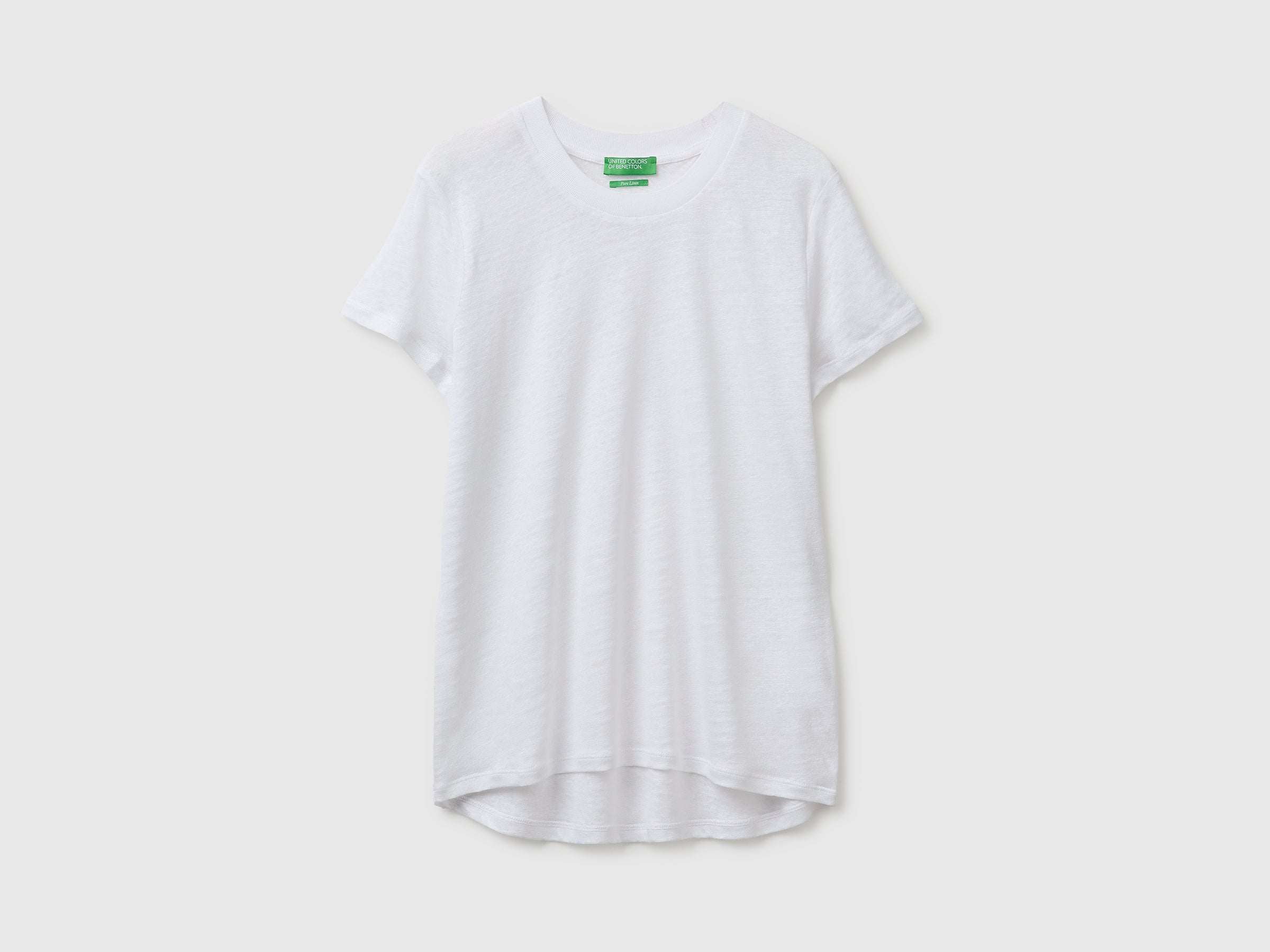Crew neck T-shirt in pure linen - ucb_image_FS