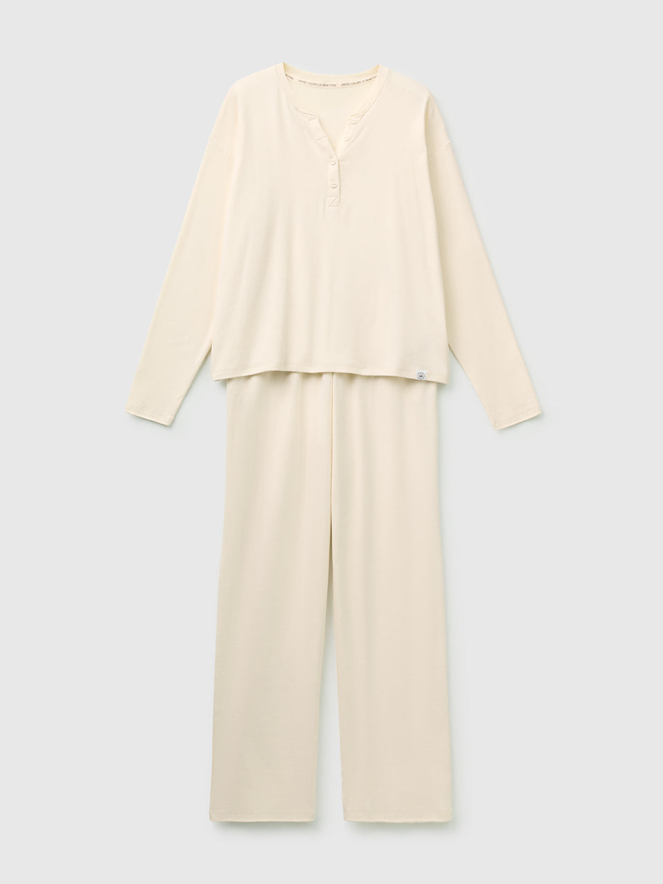 Pijama com t-shirt de gola henley - ucb_image_FS