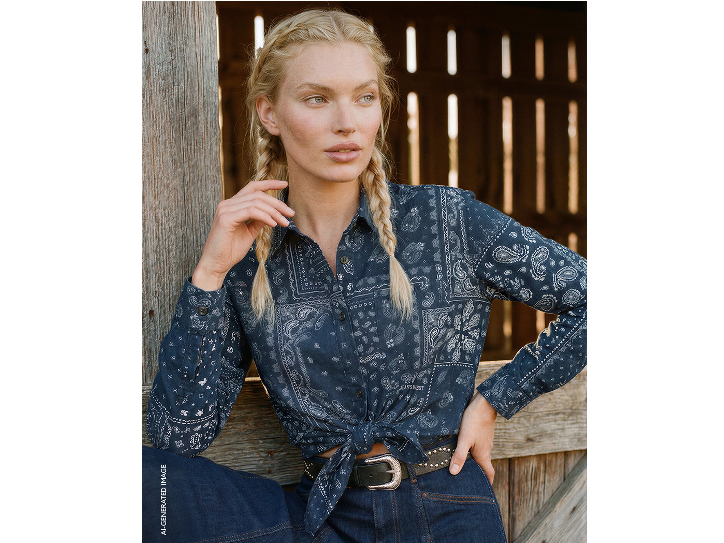 Camisa com estampa bandana e nó - ucb_image_F