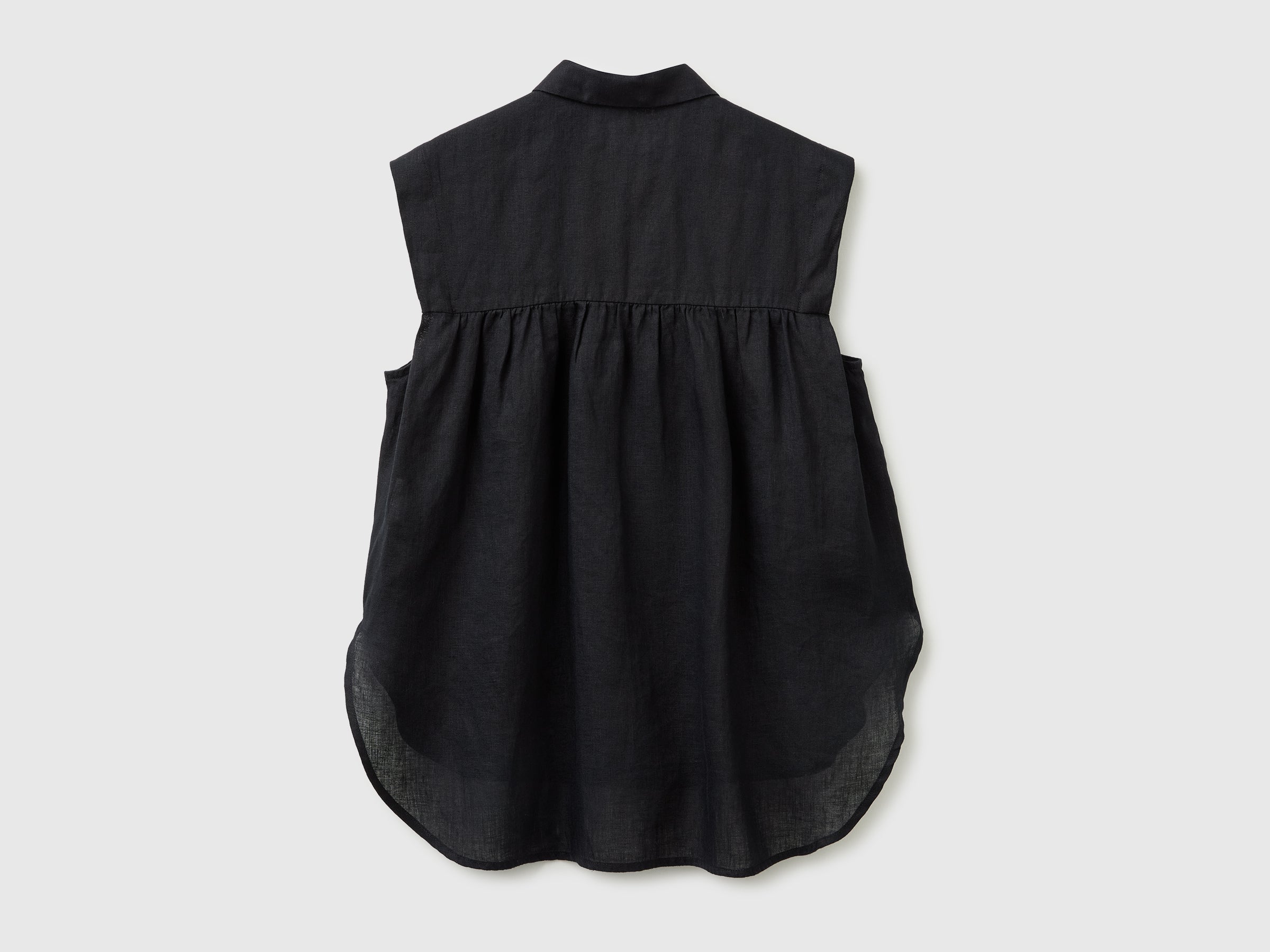 100% linen sleeveless blouse - ucb_image_BS
