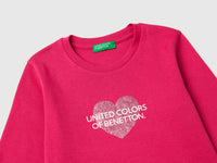 T-shirt in organic cotton with glittery logo - ucb_image_DS1