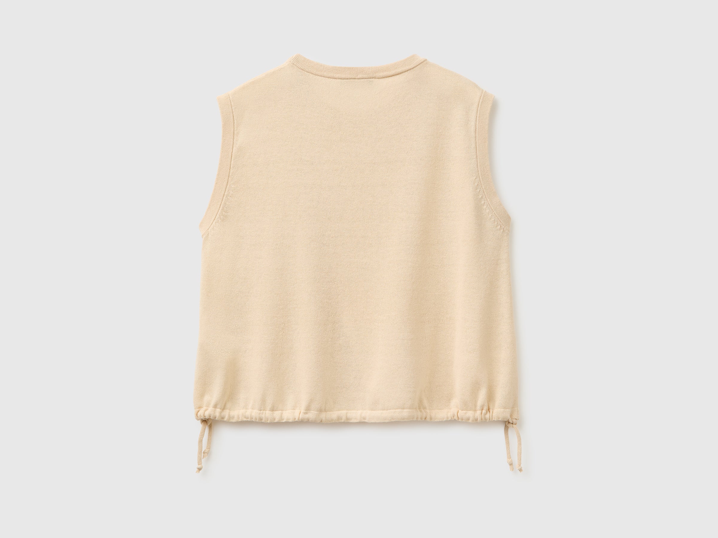 Sleeveless linen blend sweater - ucb_image_BS