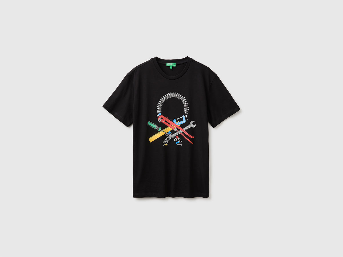 T-shirt regular fit com logótipo - ucb_image_FS