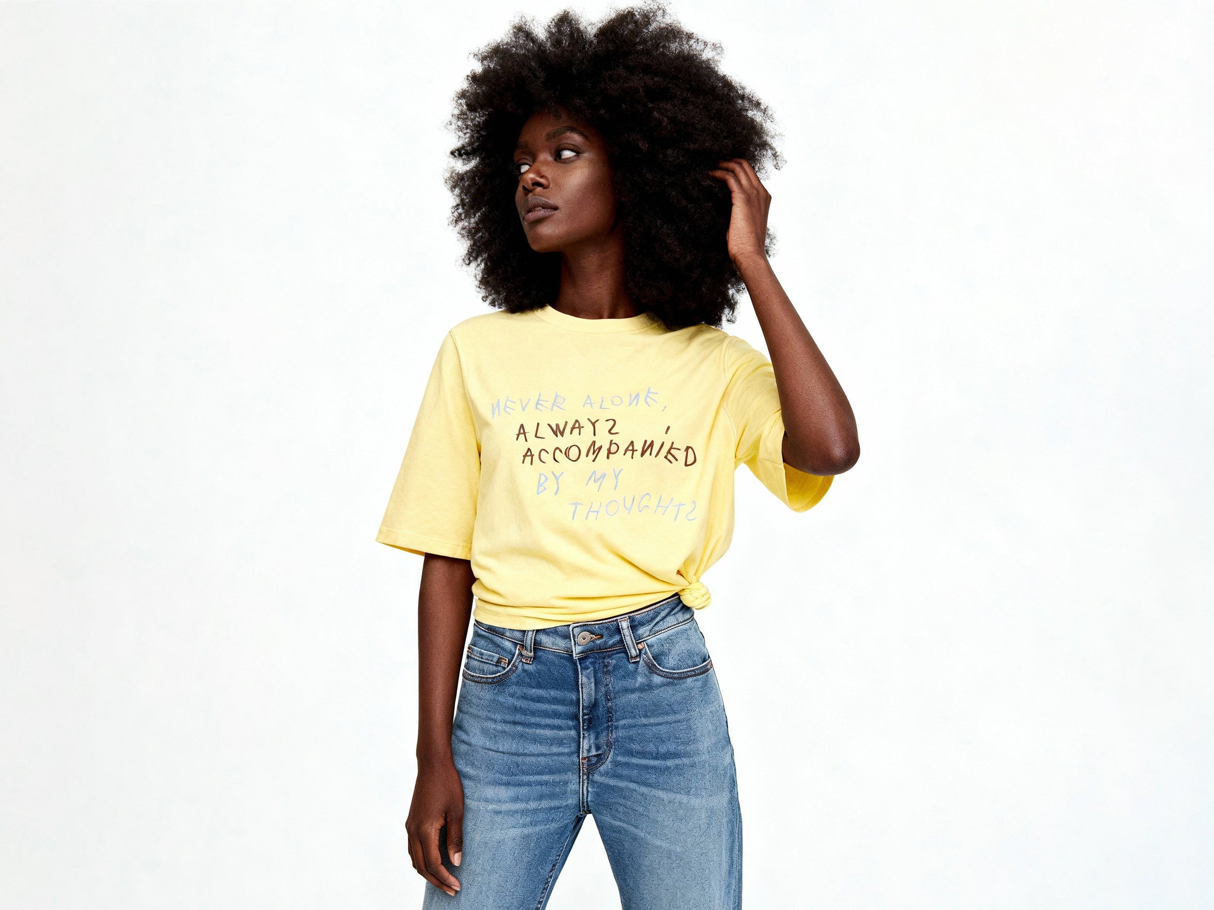 T-shirt gialla con stampa Coco Capitán - ucb_image_FY